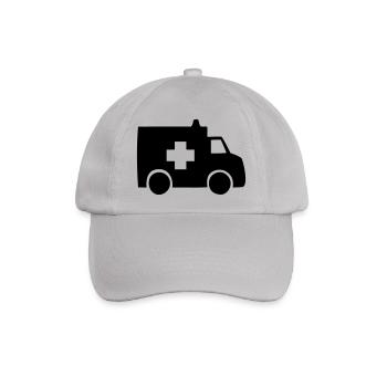 Krankenwagen - Baseballkappe - Grau - Vorne