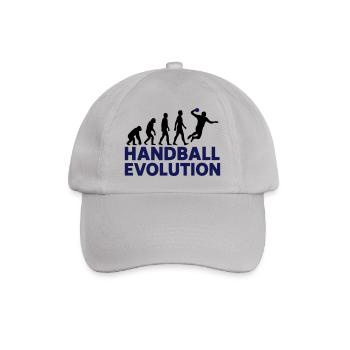 Handball Evolution Sport Motiv - Baseballkappe - Grau - Vorne