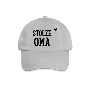 Stolze Oma - Baseballkappe - Grau - Vorne