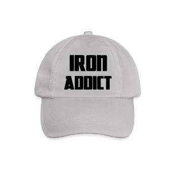 Iron - Baseballkappe - Grau - Vorne