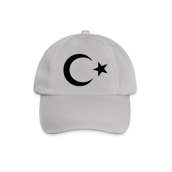 türkei türke - Baseballkappe - Grau - Vorne
