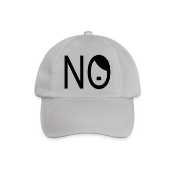 NO - Gegen Nazis - Baseballkappe - Grau - Vorne