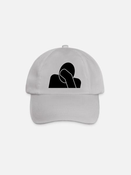 Facepalm - Baseballkappe - Grau