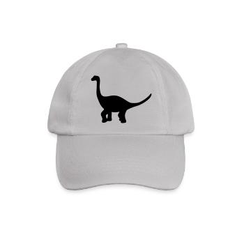 Dinosaurier Brachiosaurus Geschenk - Baseballkappe - Grau - Vorne