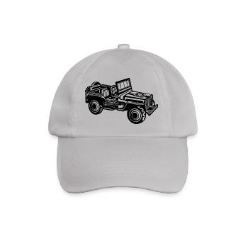 Geländewagen / Jeep SUV 01_schwarz - Baseballkappe - Grau - Vorne