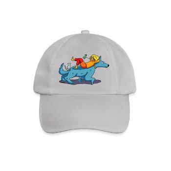 Ich gehe für einen Spaziergang! - Baseballkappe - Grau - Vorne
