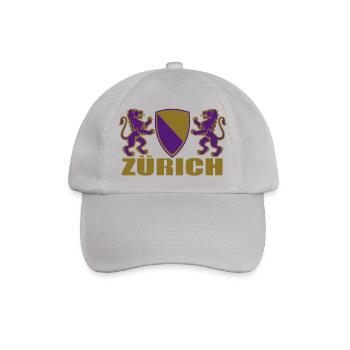 zürich - Baseballkappe - Grau - Vorne