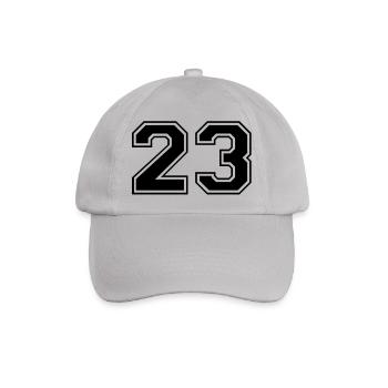23 - Baseballkappe - Grau - Vorne