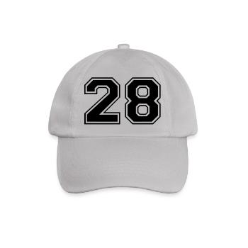 28 - Baseballkappe - Grau - Vorne