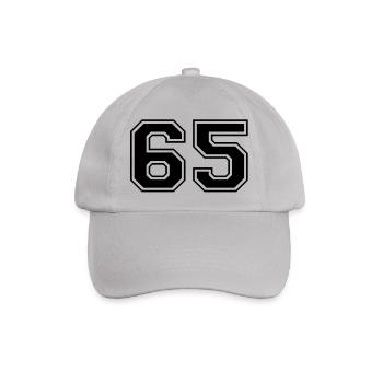 65 - Baseballkappe - Grau - Vorne
