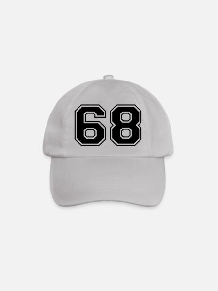 68 - Baseballkappe - Grau