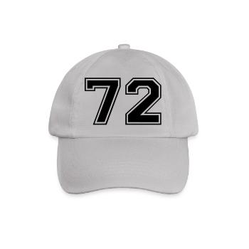 72 - Baseballkappe - Grau - Vorne