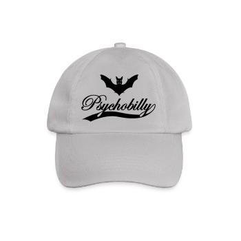 psychobilly bat - Baseballkappe - Grau - Vorne