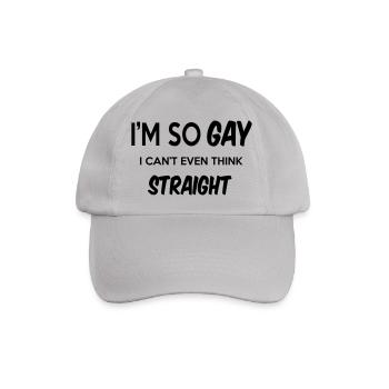 Gay - Baseballkappe - Grau - Vorne