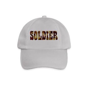 Soldier Camouflage - Baseballkappe - Grau - Vorne