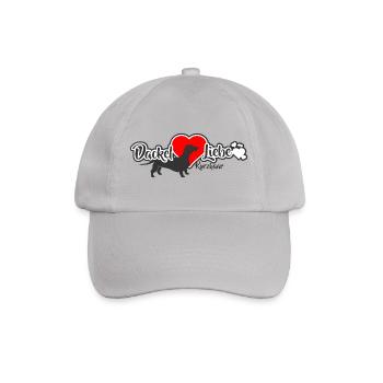 DackelLiebe Kurzhaar Dackel - Baseballkappe - Grau - Vorne