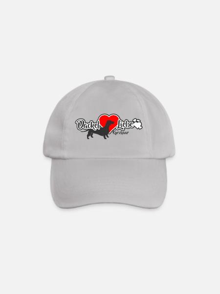 DackelLiebe Kurzhaar Dackel - Baseballkappe - Grau
