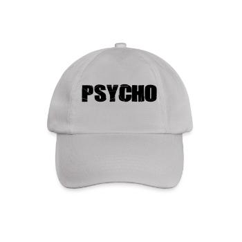 PSYCHO - Baseballkappe - Grau - Vorne