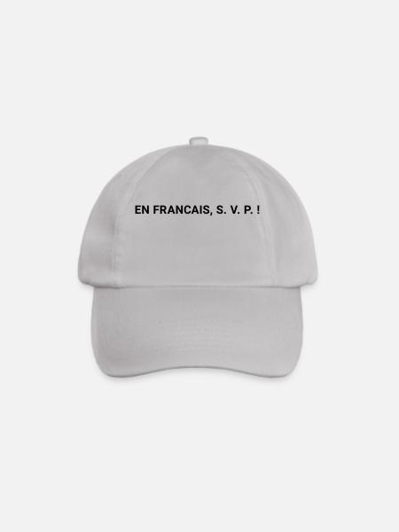 en francais - Baseballkappe - Grau