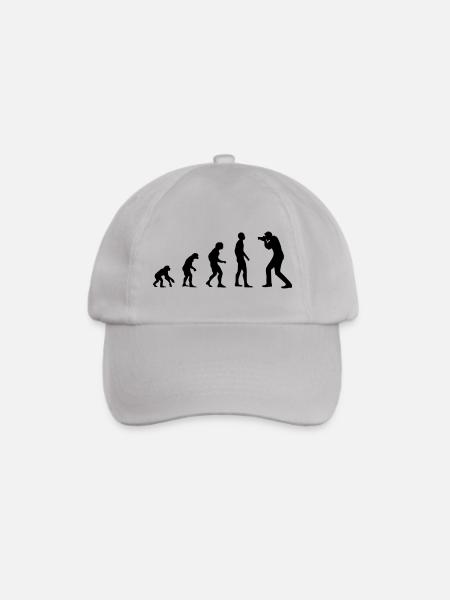 Evolution Fotograf - Baseballkappe - Grau
