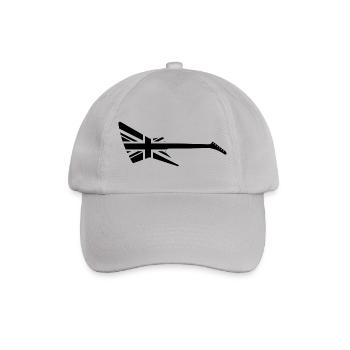 Gitarren Union Jack - Baseballkappe - Grau - Vorne