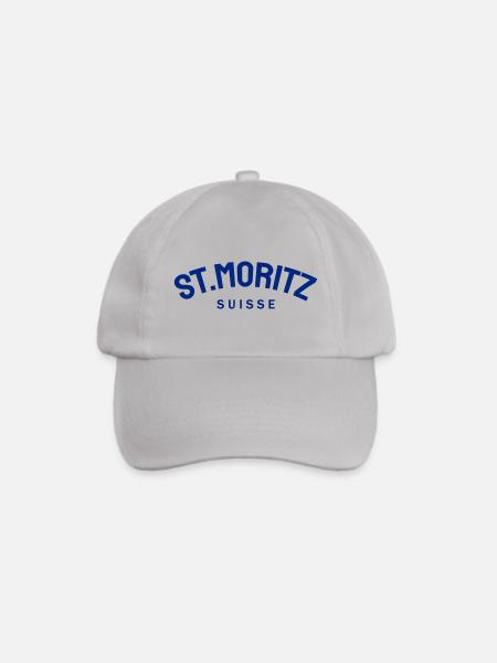 St. Moritz - Suisse - Schweiz - Swiss - Baseballkappe - Grau