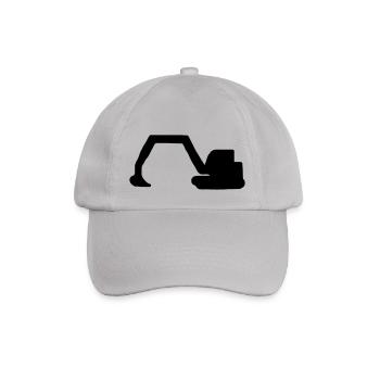 bagger - Baseballkappe - Grau - Vorne