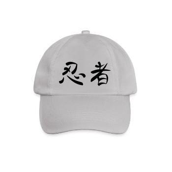 Kanji - Ninja - Baseballkappe - Grau - Vorne
