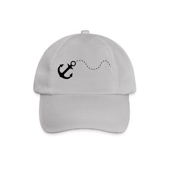 anker black - Baseballkappe - Grau - Vorne
