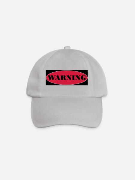 Warning - Baseballkappe - Grau