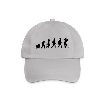 Evolution Golf Golfer Golfspieler Golfplatz - Baseballkappe - Grau - Vorne