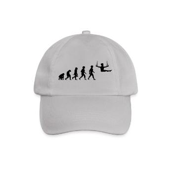 Evolution Gymnastik Turnen Akrobatik Geräteturnen - Baseballkappe - Grau - Vorne