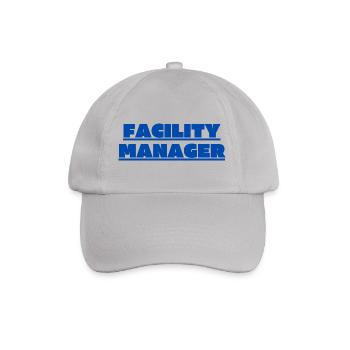Facility Manager Haustechniker Hausmeister - Baseballkappe - Grau - Vorne