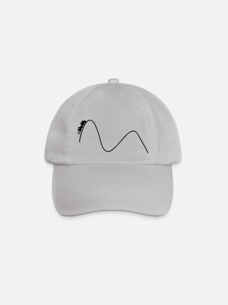 Rollercoaster - Baseballkappe - Grau