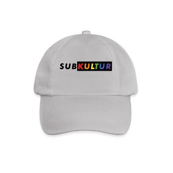 Subkultur Logo CSD#2 - Baseballkappe - Grau - Vorne