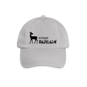 Reh Rehlein scheu scheues kitz rehkitz wild tier - Baseballkappe - Grau - Vorne