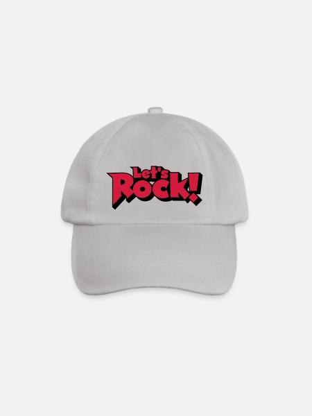 Let's Rock - Baseballkappe - Grau