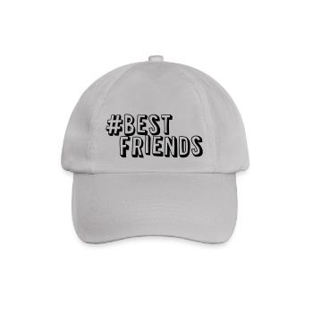 #bestfriends - Baseballkappe - Grau - Vorne