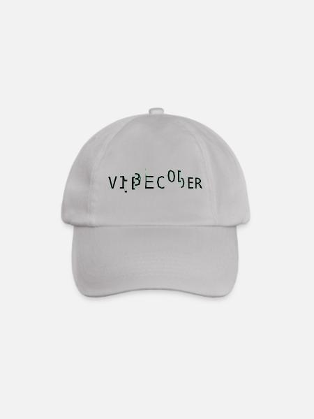 vibecoder_mono Glitch - Baseballkappe - Grau