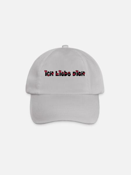 ich liebe dich - Baseballkappe - Grau
