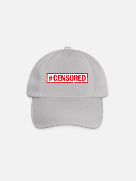 Censored Zensiert - Baseballkappe - Grau