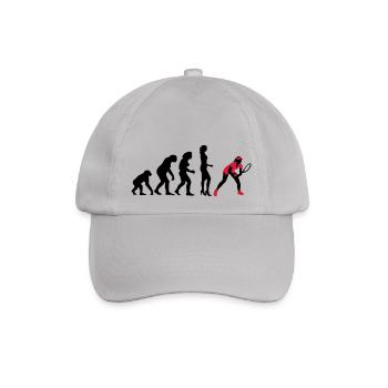 evolution_female_tennis_2c - Baseballkappe - Grau - Vorne
