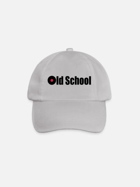 old school - Baseballkappe - Grau
