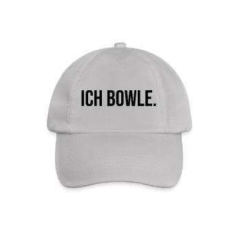 Ich Bowle - Baseballkappe - Grau - Vorne