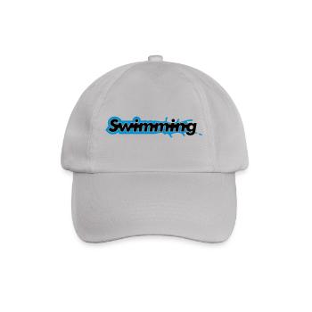 Swimming - Baseballkappe - Grau - Vorne