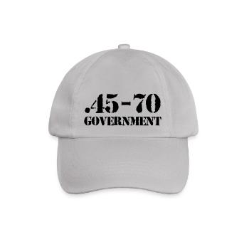 45-70 caliber ammo - Baseballkappe - Grau - Vorne
