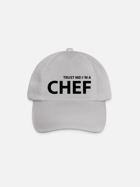 chef - Baseballkappe - Grau
