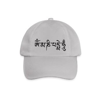 om mani pad me hum - Baseballkappe - Grau - Vorne