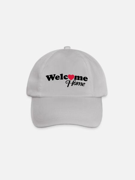 welcome_home_f2 - Baseballkappe - Grau
