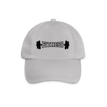 Fitness - Baseballkappe - Grau - Vorne